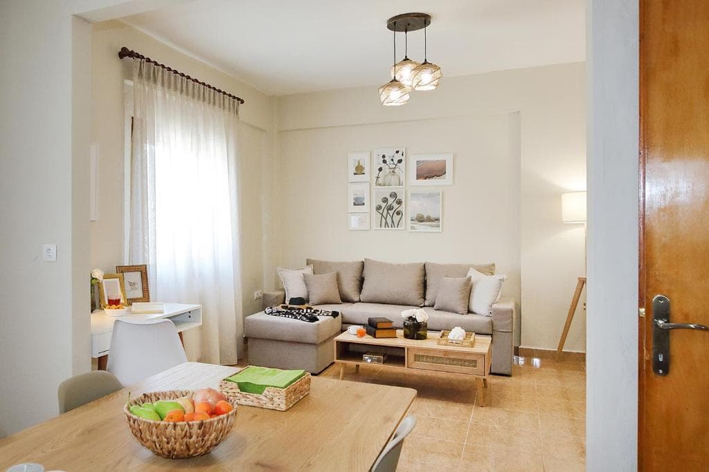 Bright interior at Polixeni’s House